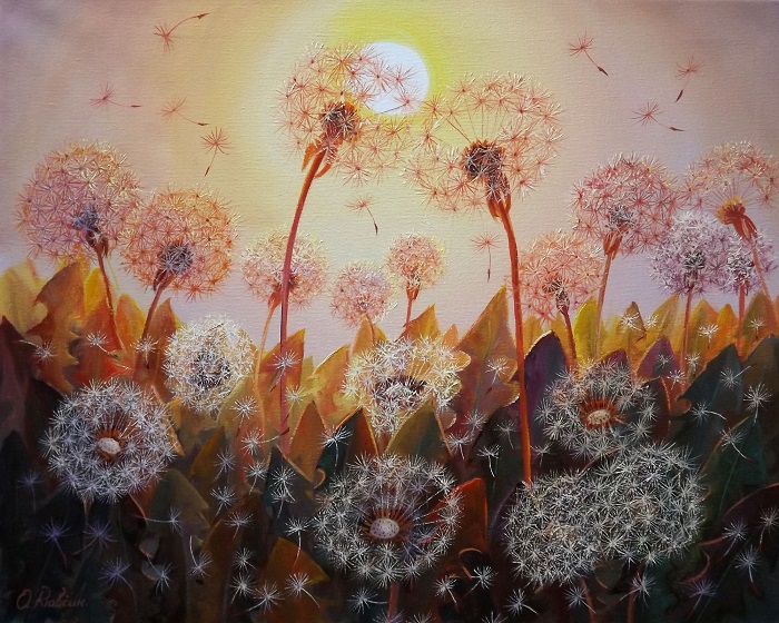Dandelions in the Sun **SOLD**